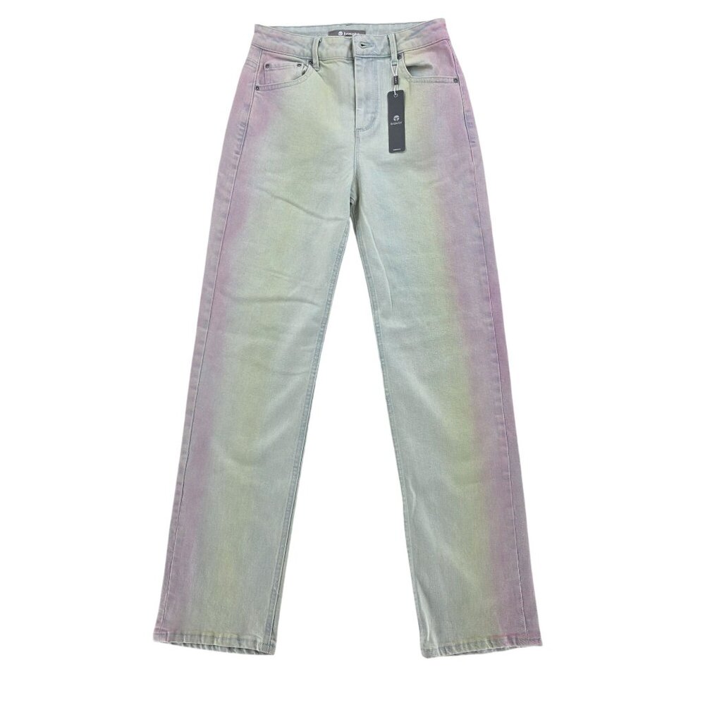 Tractr Sorbet Colored High Rise Slim Straight Jeans, Waist 26